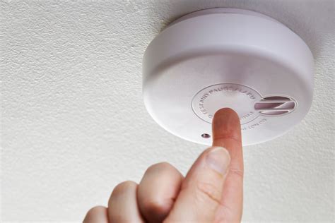 testing hard-wired smoke detectors|smoke detector test button.